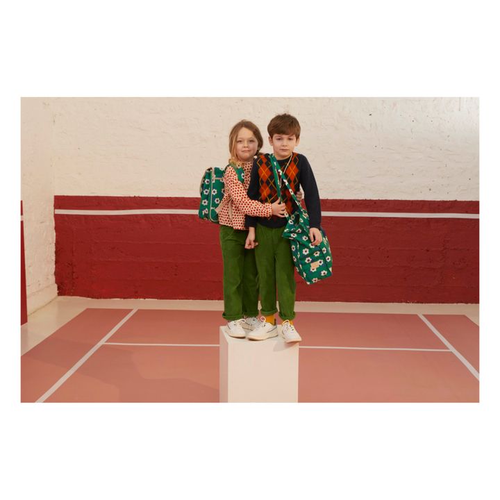 Collaboration Hello Simone x Jojo Factory - Grand Cartable | Vert- Image produit n°1
