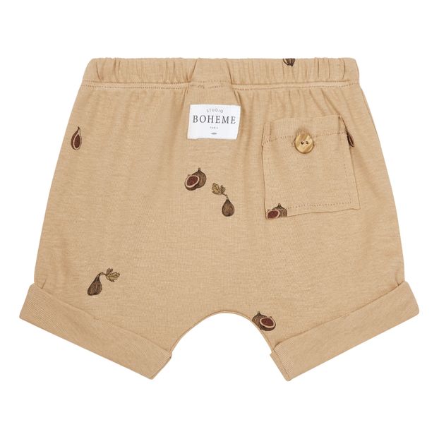 Simon Organic Cotton Fig Print Shorts-product