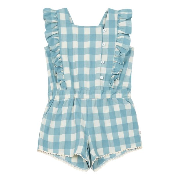 Exclusive Petite Lucette x Smallable – Recycled Cotton Agapantha Playsuit -product