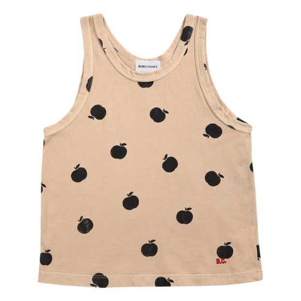 Camiseta de asas algodón orgánico Manzanas - Colección Iconic --product