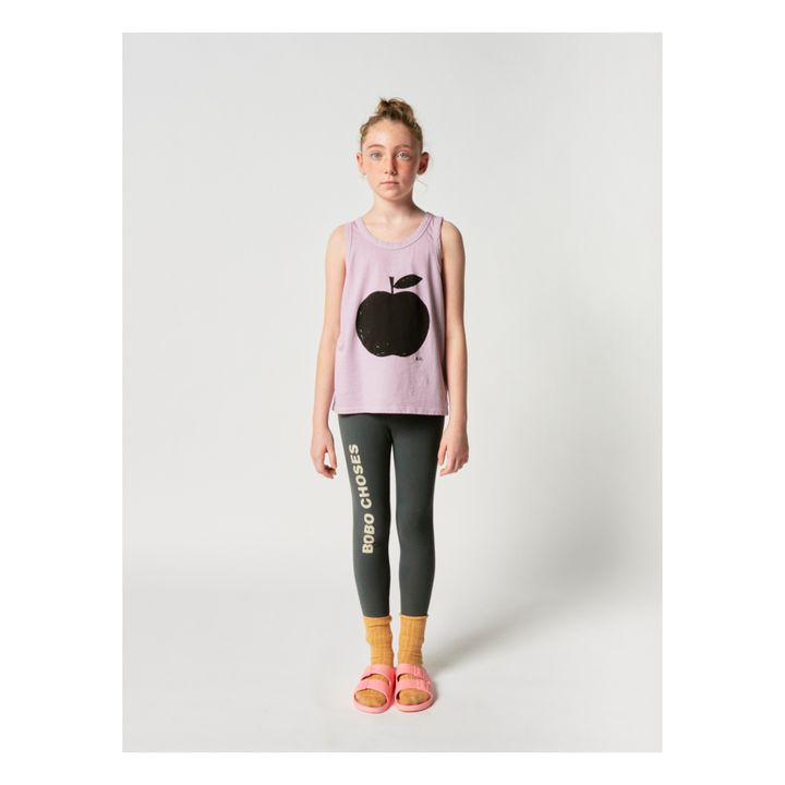 Organic Cotton Bobo Choses Leggings - Iconic Collection | Grey- Product image n°3