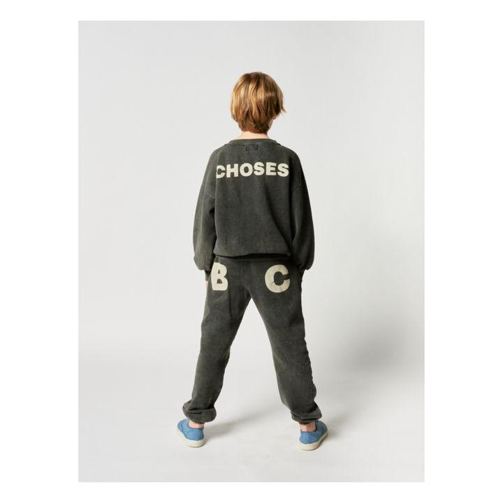 Organic Cotton Bobo Choses Sweatshirt - Iconic Collection | Grey- Product image n°5