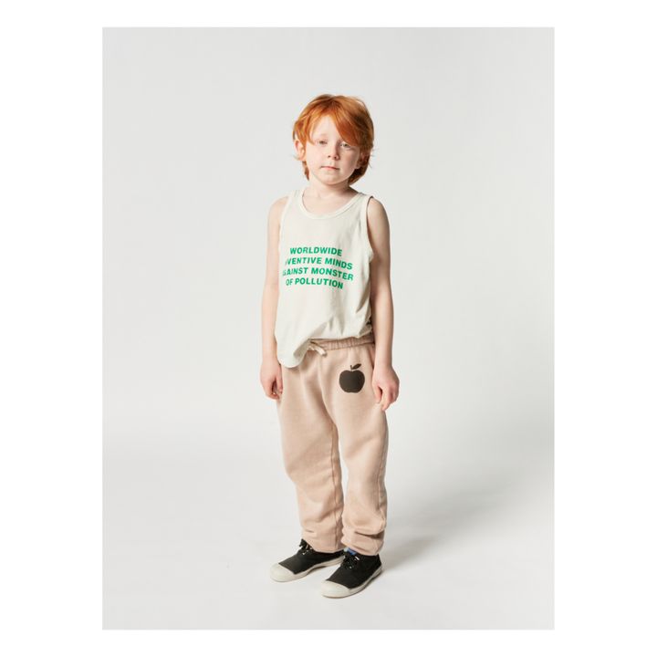 Jogger algodón orgánico Manzana - Colección Iconic - Beige- Imagen del producto n°3