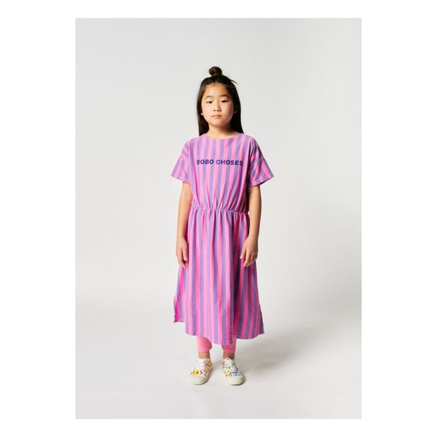 Organic Cotton Striped Dress - Iconic Collection --product