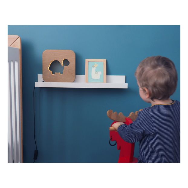 Solid Oak Turtle Night Light-product