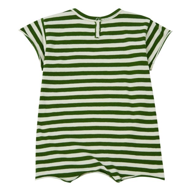Tuta a pantaloncino Jersey a righe-product