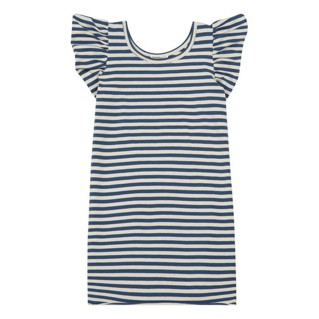 Ruffle Striped Jersey Dress -product