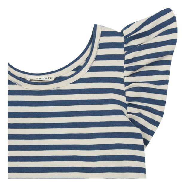 Ruffle Striped Jersey Dress -product
