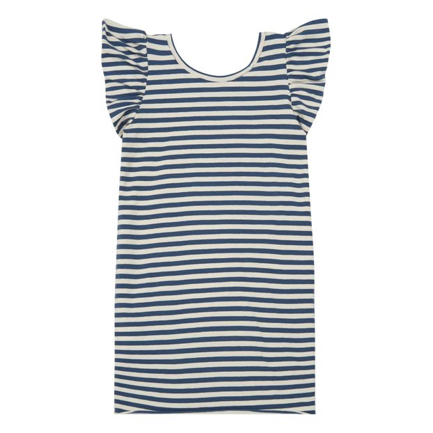 Ruffle Striped Jersey Dress -product