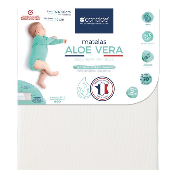 Aloe Vera Mattress with Removable Cover -product