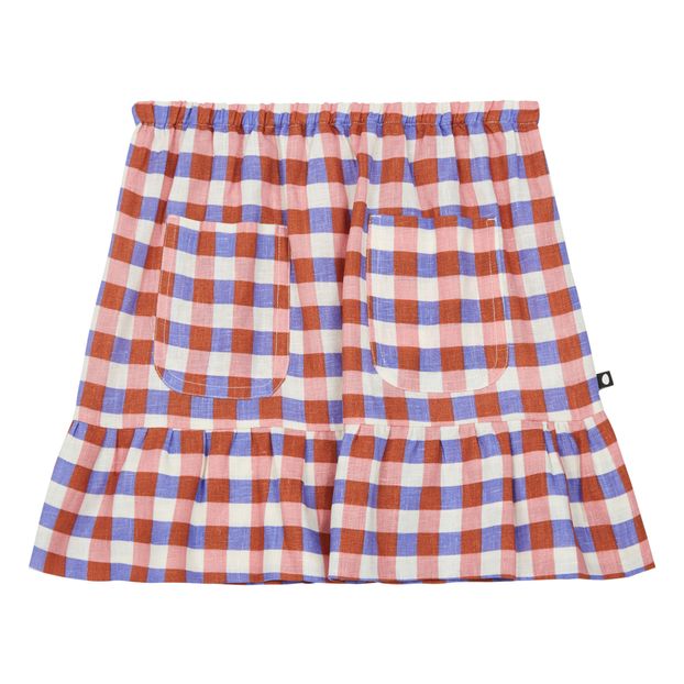 Checked Linen Skirt -product