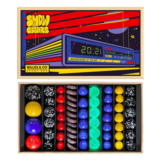 Estuche de 62 bolas Radio Despertador-product