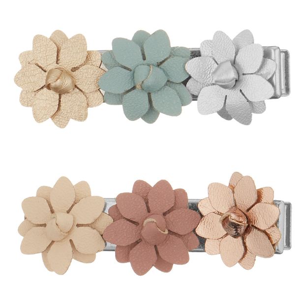 Set 2 Barrettes Fleurs-product
