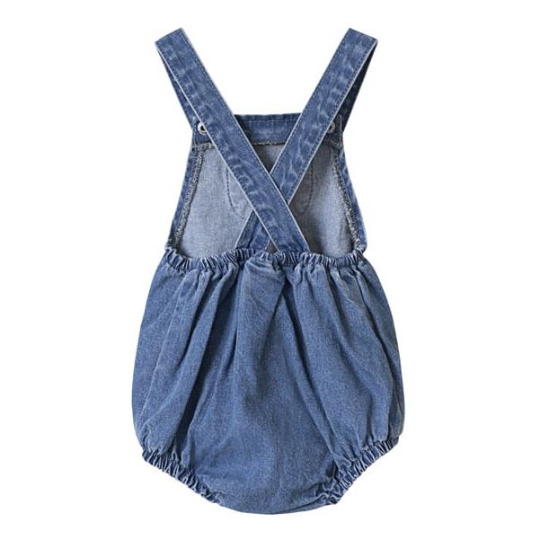 Frankie Organic Cotton Denim Dungarees -product