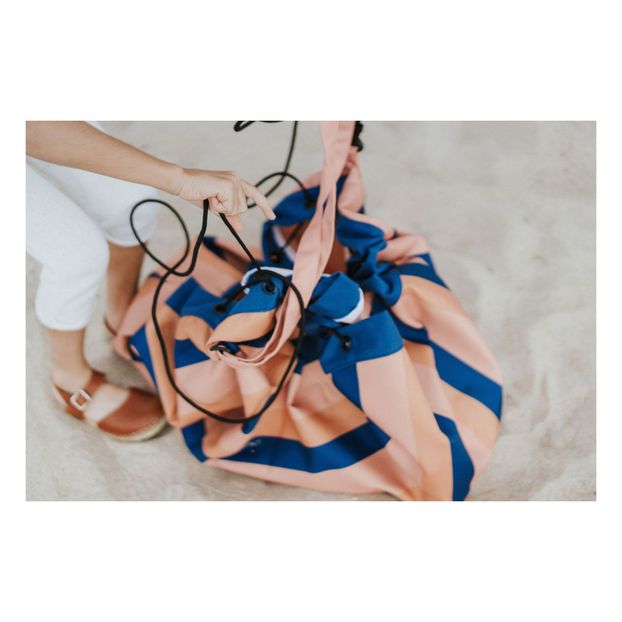 Bag/Outdoor Playmat- Moka Stripes-product