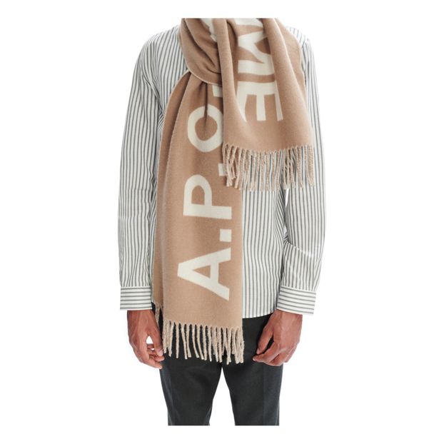 Angele Jacquard Wool Scarf -product
