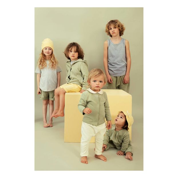 Organic Cotton Gray Label x Smallable Cardigan -product