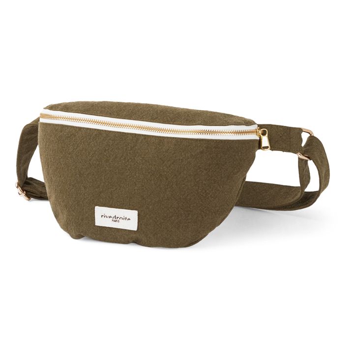 Custine Recycled Cotton Bumbag | Khaki- Product image n°0