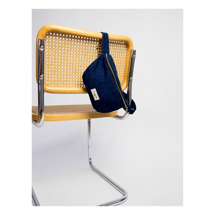 Custine Recycled Denim Bumbag | Denim brut- Product image n°1