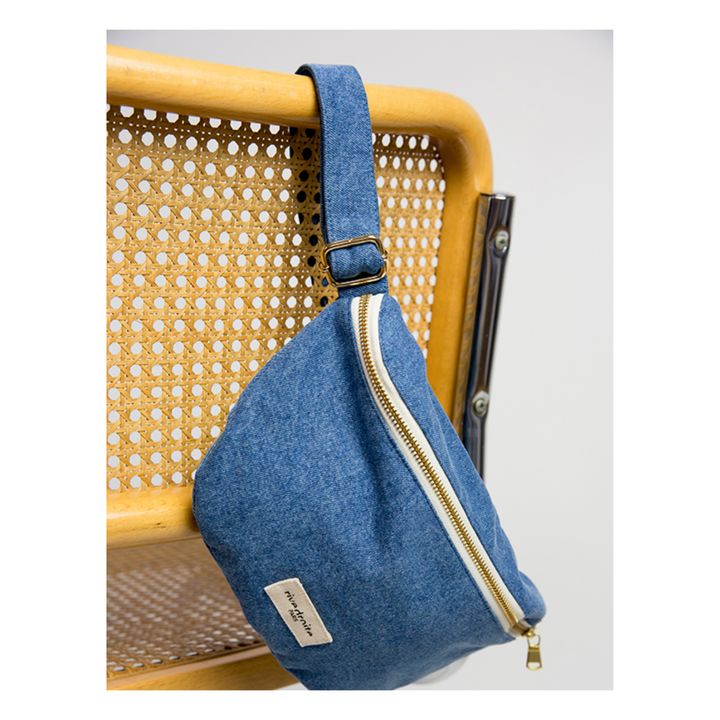 Marsupio Custine in denim riciclato | Blu denim chiaro- Immagine del prodotto n°3