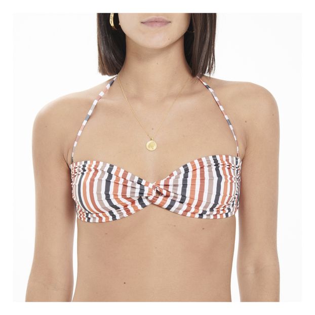 Napoli Striped Bikini Top -product