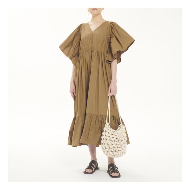 Robe Hibiscus Popeline de Coton-product