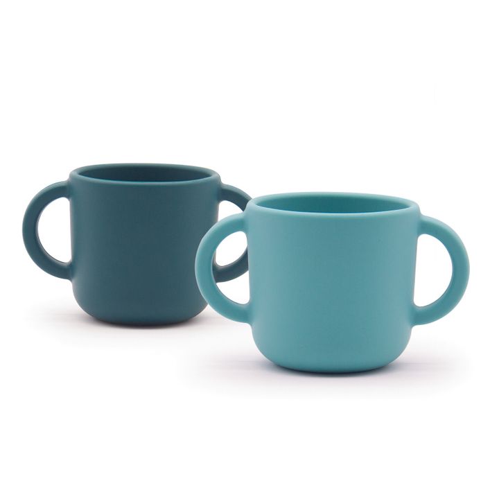 Taza de aprendizaje - Set de 2 Azul- Imagen del producto n°0