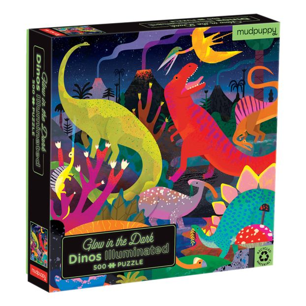 Puzzle fosforescente Dinosaurios - 500 piezas-product