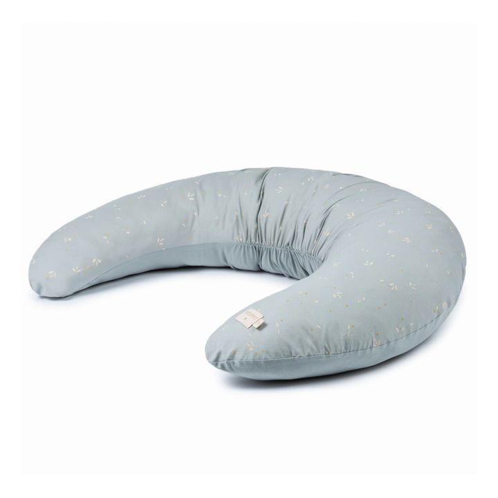 Coussin d'allaitement Luna Willow en coton bio | Bleu pâle- Image produit n°5