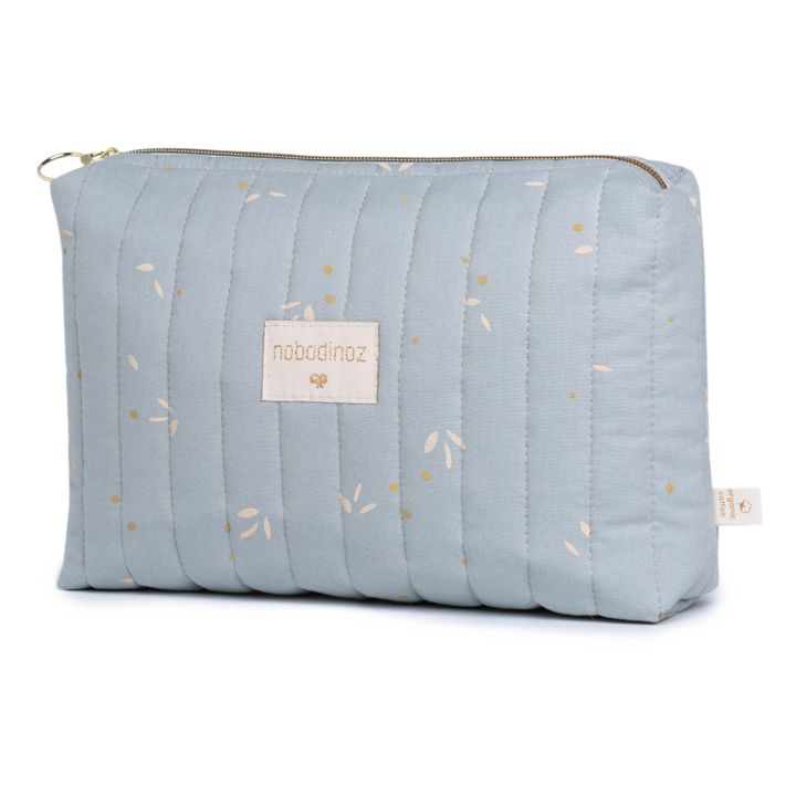 Trousse de toilette Travel Willow en coton bio Bleu pâle- Image produit n°0