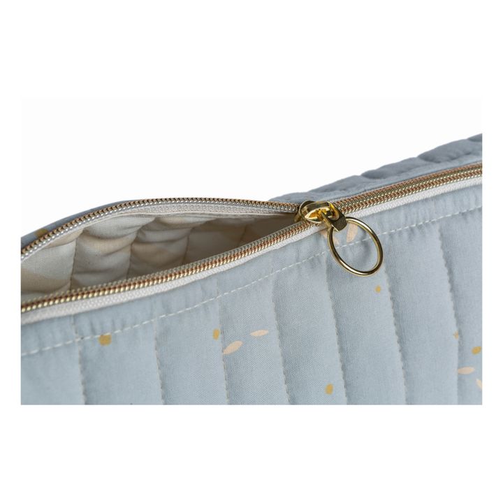 Trousse de toilette Travel Willow en coton bio Bleu pâle- Image produit n°4