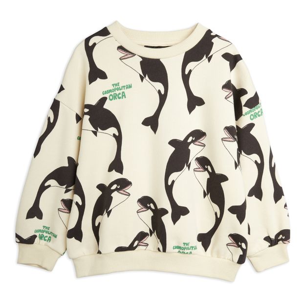 Organic Cotton Orcas All Over Sweatshirt -product