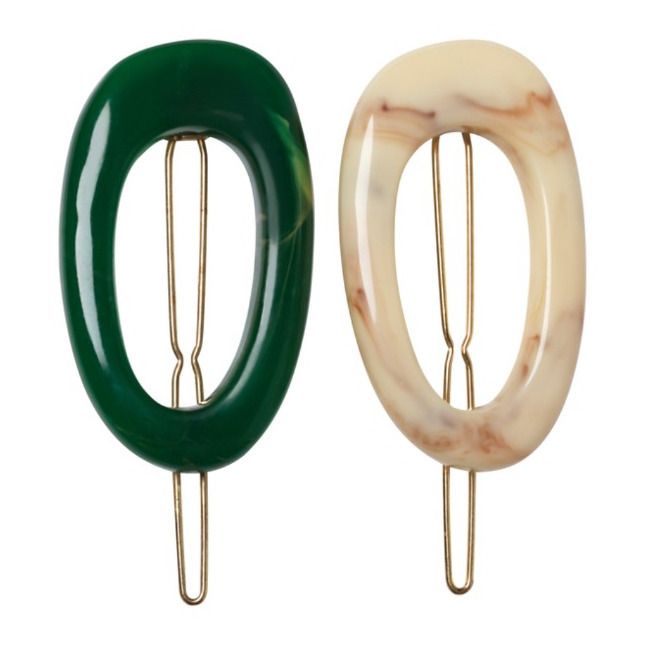 Barrette Rocia | Vert foncé- Image produit n°0