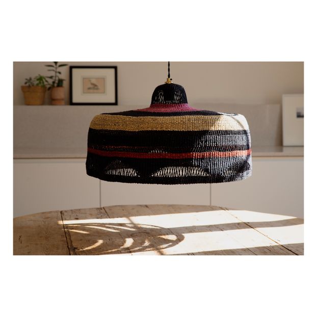 Lampada a sospensione Shadow tessuto a mano-product