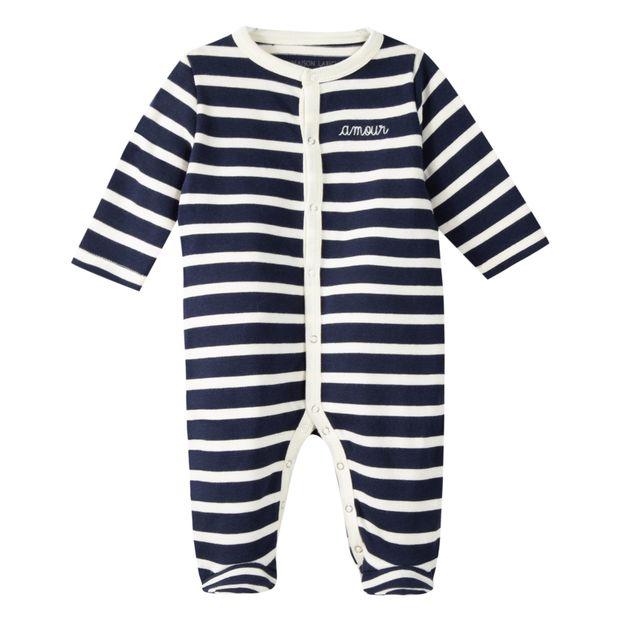 Pyjama Morisot Marinière Coton Bio-product