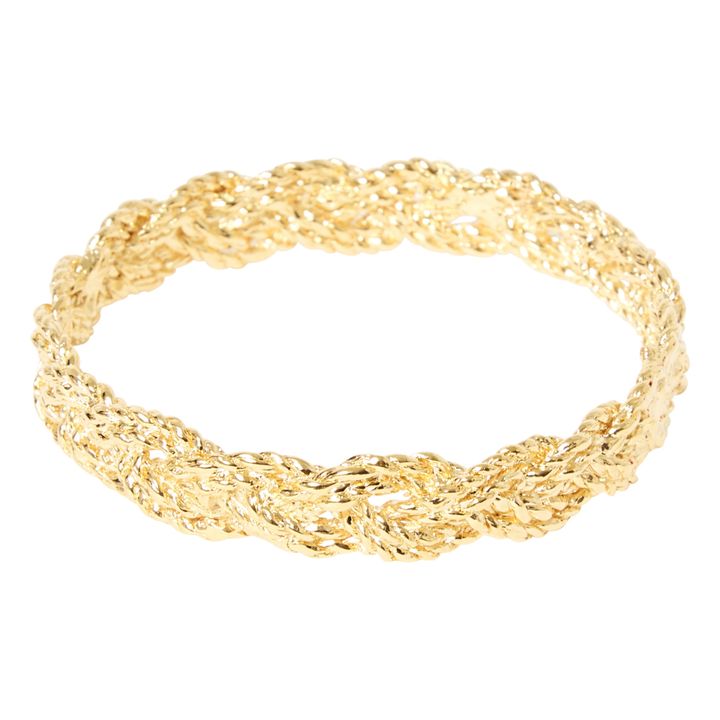 Bracelet Large Rosa | Doré- Image produit n°3