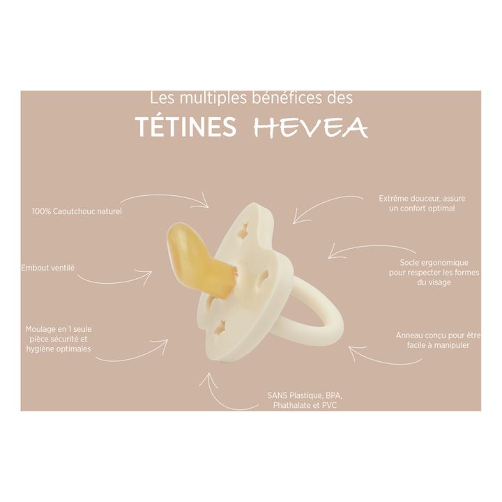 Tétine arrondie en caoutchouc naturel - Set de 2 | Vert- Image produit n°6