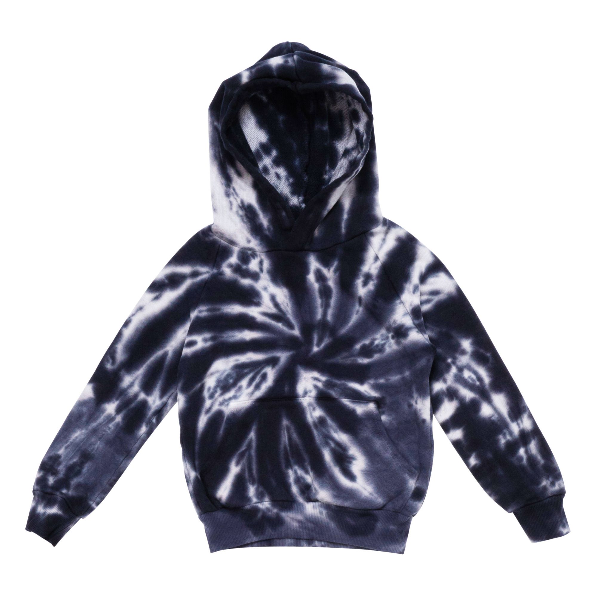 Felpa con cappuccio, Tie and Dye | Blu notte- Immagine del prodotto n°0