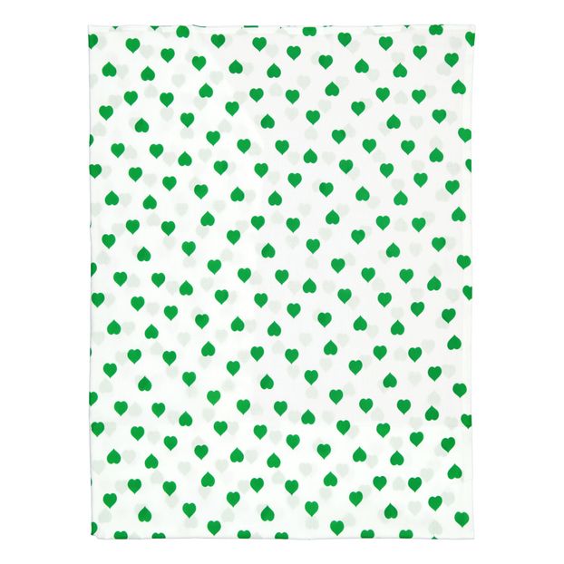 Green Heart Cotton Bed Set-product