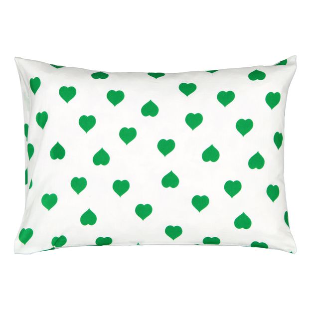 Green Heart Cotton Bed Set-product
