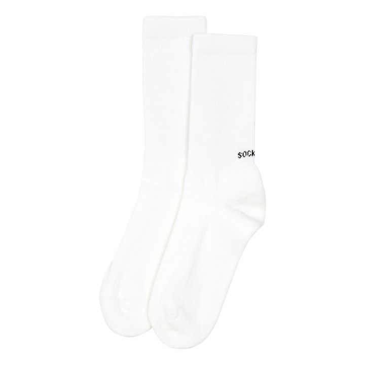 Calcetines de algodón orgánico mezcla | Blanco- Imagen del producto n°1