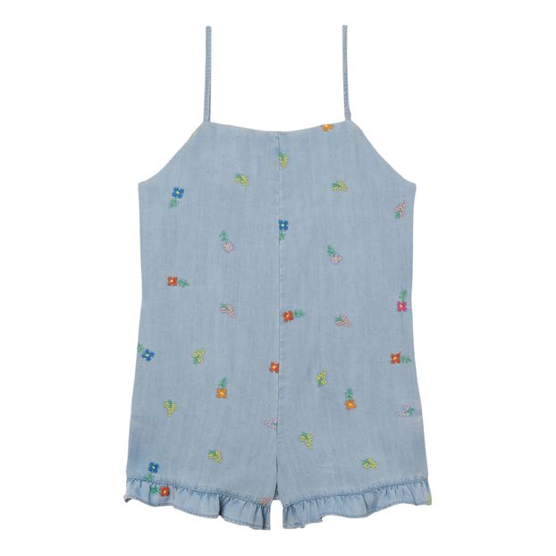 Tencel Embroidered Flower Playsuit -product