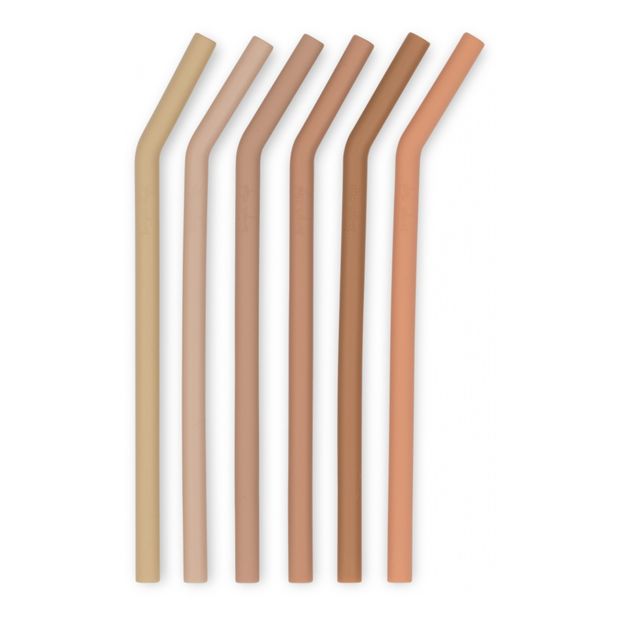 Pailles en silicone - Set de 6-product