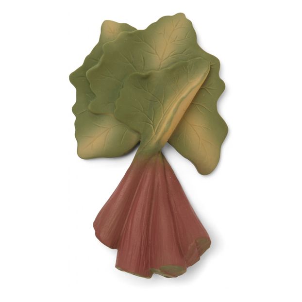 Anneau de dentition Rhubarbe en caoutchouc naturel-product