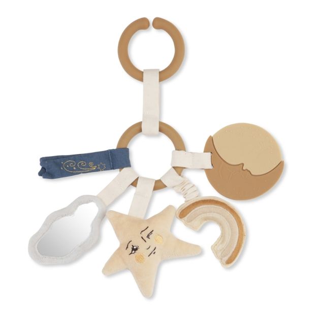 Hochet d'activités en silicone et coton bio-product