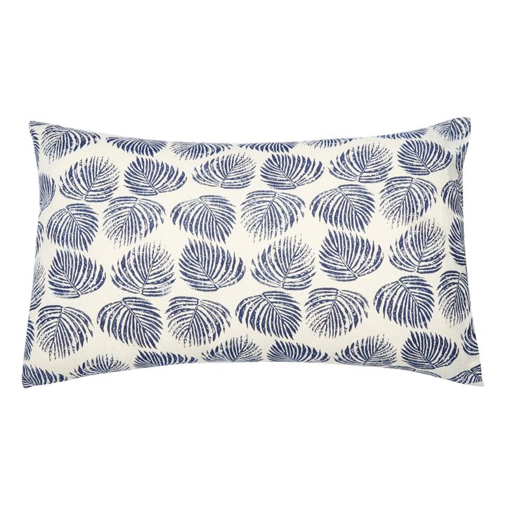 Cuscino, motivo: Fogliame, colore: Indaco | Blu indaco- Immagine del prodotto n°0