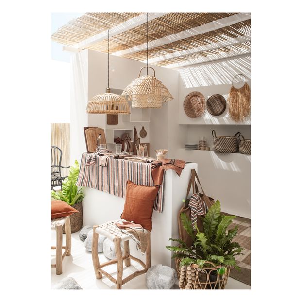 Mantel Piantarella de lino lavado a rayas-product