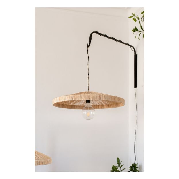 Abat-jour pour suspension parasol en raphia-product