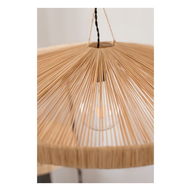 Abat-jour pour suspension parasol en raphia-product