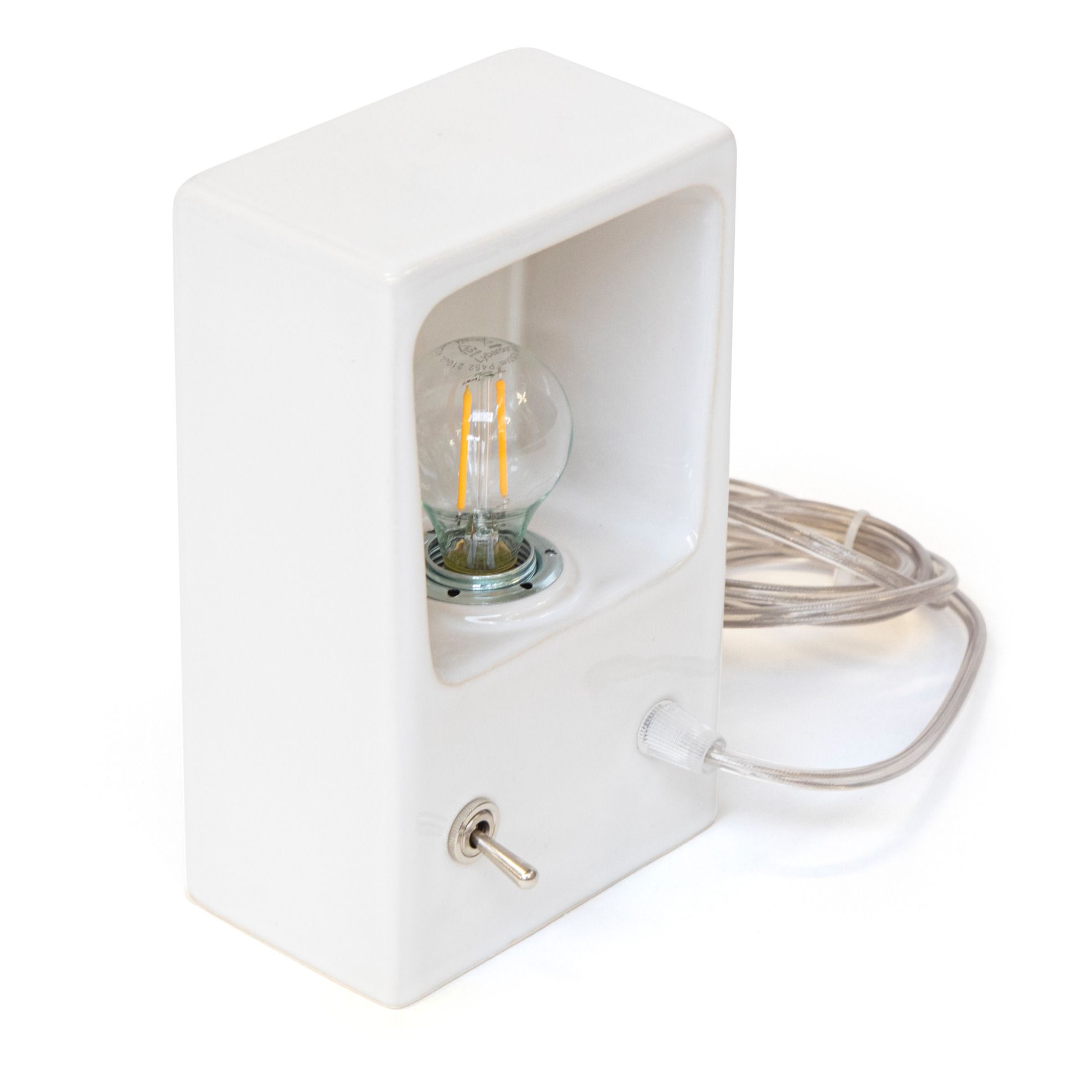 Ceramic Table Lamp | White- Product image n°0